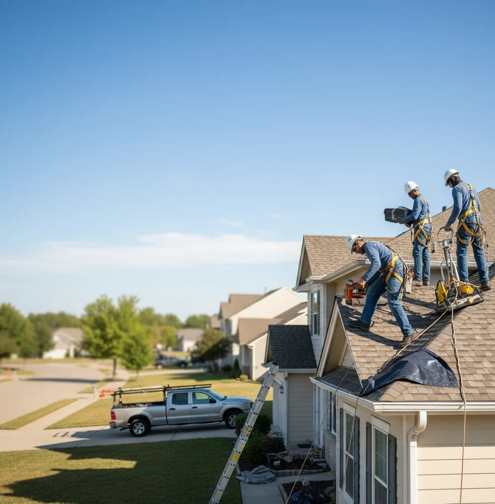 Roof Leak Repair in The Plains, OH